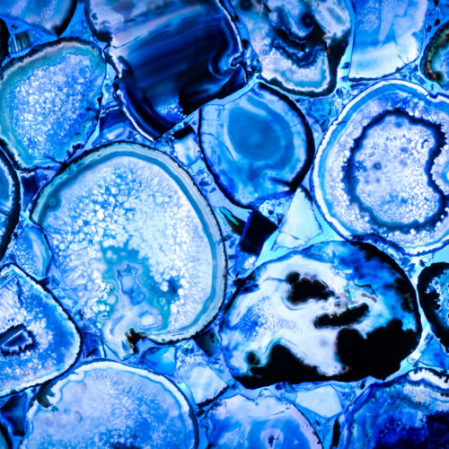 Blue agate