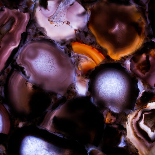 Solid agate